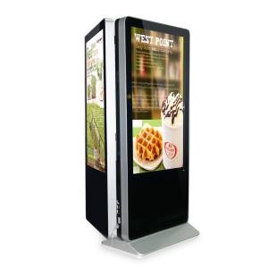 Indoor Double Side Kiosk Digital Signage Lcd Screen 55'' For Shopping Mall
