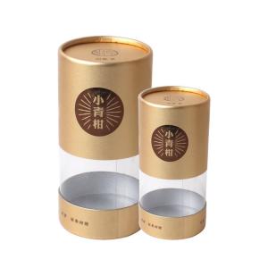 Biodegradable Cardboard Cylinder Box Glossy Or Matte Lamination Finish