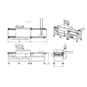 CE Check Weigher Detection Sorting Equipment Grouped Equipment