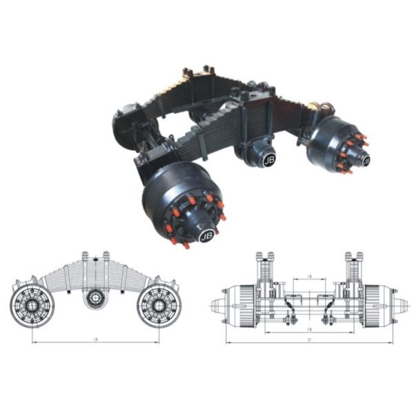 Quality 24T Bogie Suspension for trailer wholesale