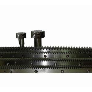 Elevator Automatic Sliding Gate Helical Straight Pinion Gear Rack 1045 Carbon