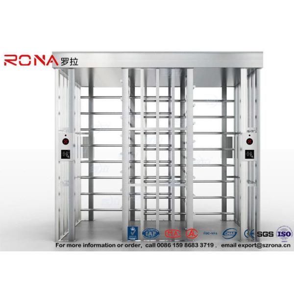 Quality Double Lane Security Controlled Turnstile Security Gates Rapid Identification wholesale