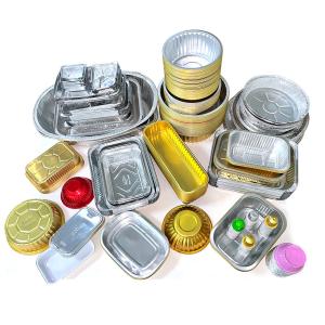 Customize Maximum Diameter Disposable Aluminum Foil Container for Food