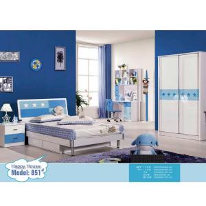 Cheap ODM Blue White Boys Bedroom Set Minimalist Chemical Resistant for sale