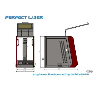 Full Enclosed 10w / 20w fiber laser marking machine environmental friendly