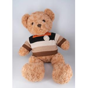 Different Colors Teddy Bear Long Plush Toy With Knit T Shirt Small Bear Stuffed