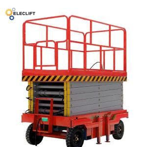 Cheap Remote Control Mobile Scissor Platform Mobile Lift Cart 2.5m-4m for sale
