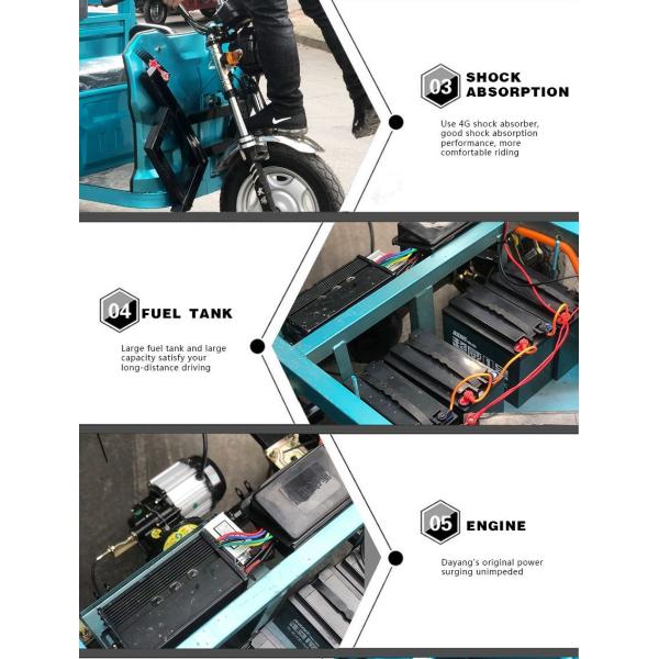 DAYANG OEM Tricycle Electric The Smart Solution for Both Passenger and Cargo Mobility