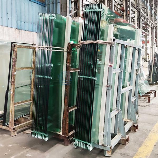 Solid Structure Flat Customised Beveled Tempered Reflective Glass for Dome Customization