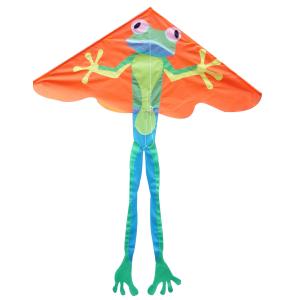 Colorful Delta Shape Kite 115*165cm , Polyester Kite With 30m String Line