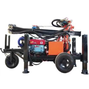 Depth 100-200 Meter Water Well Drill Rig Crawler Mount
