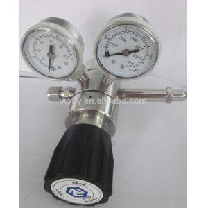 oxygen gas two stage cylinder pressure regulator with gauge