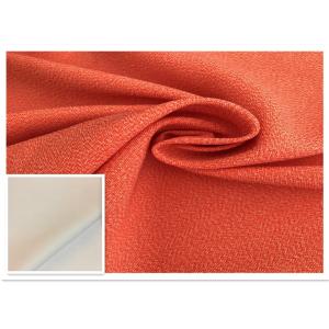 Two - Tone Orange Waterproof Fabric 400D High Color Fastness Moisture Permeable