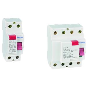Din Rail STR3-125 series RCCB Residual Current Circuit Breaker Electronic 230 / 400V