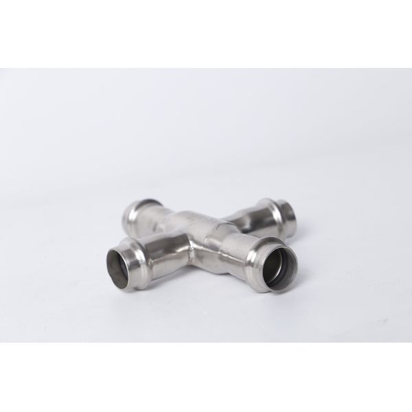 Quality 304 316L Stainless Steel Tube Connector Food GradeWater Supply System  Pipeline Press Fittings wholesale