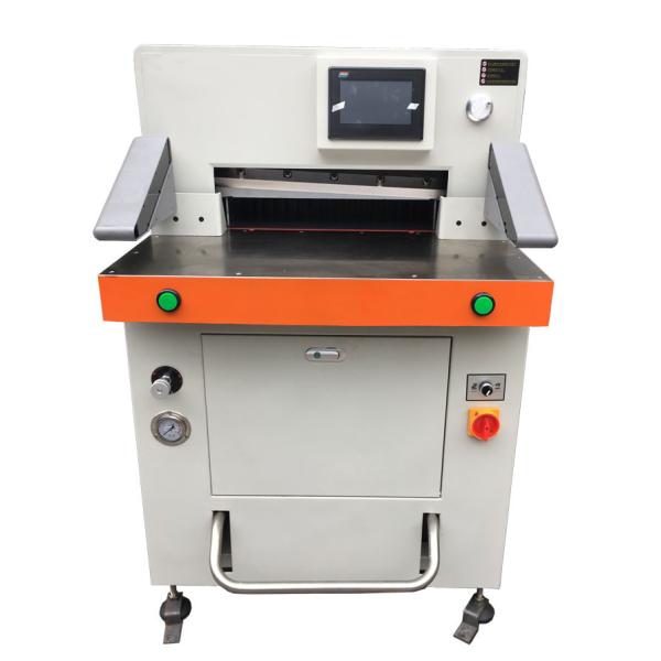 Quality Program Control Automatic Paper Cutting Machine 670mm High Accuracy wholesale