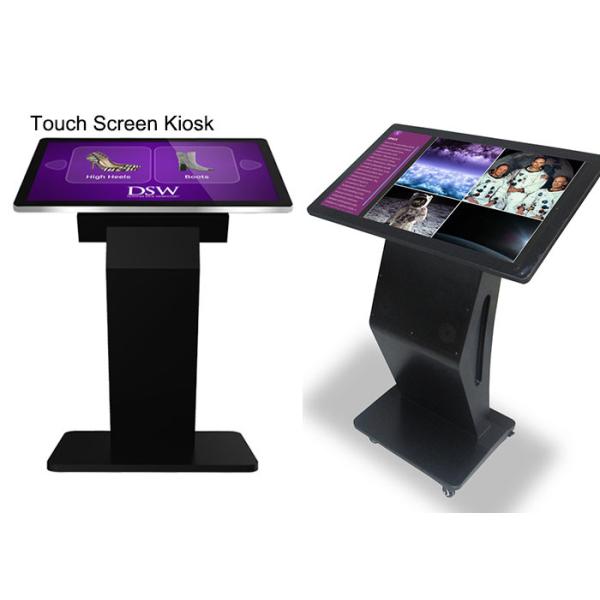 21.5 Inch Free Standing Touch Screen Kiosk 400 Cd/M² Brightness With Metal