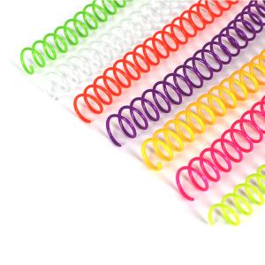 11.1mm Single Plastic Coil Spiral One Loop Ring Bookbinding Use Coils For A4