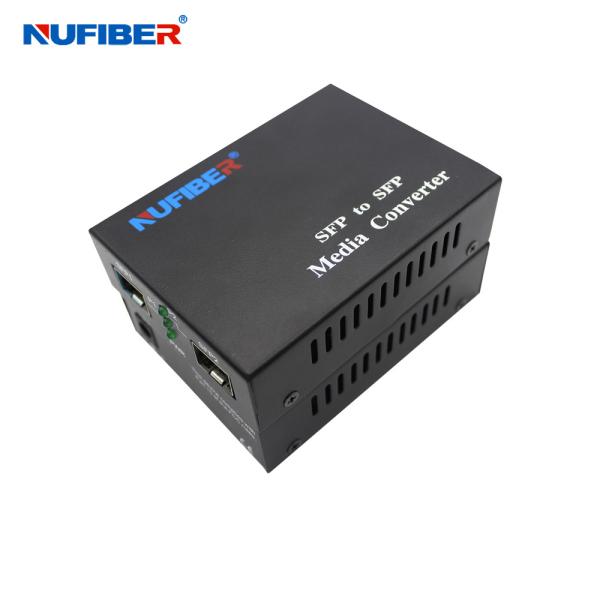 Fiber Media Converter Single Mode to Multimode 1310nm to 850nm SFP to SFP Media Converter