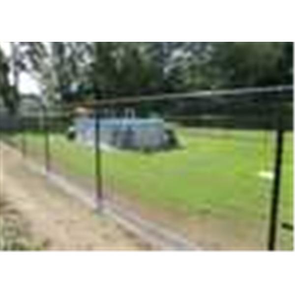 Chain wire Fence for europe PVC coated Dark Green Color chain wire fencing for