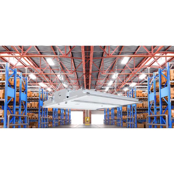 AC100-277V CRI>80 6500k Aluminum LED Linear Highbay Light 80W CRI>83 for Factory