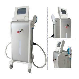 Cheap Vertical SHR Hair Removal Machine 510 1200nm Wavelength Manual Training for sale