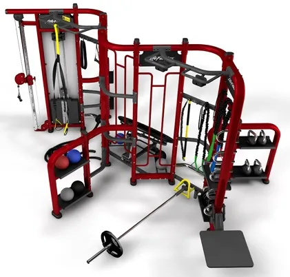 Gym Machine Weightlifting Pull up Eight-door Comprehensive Trainer Multifunction Squat Rack