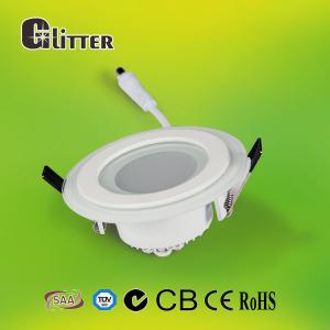 China Italian design round SMD 3014 500lm  glass downlight with CE, CB, GS, SAA certificate on sale