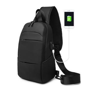China ISO9001 Anti Theft Men Shoulder Bags With USB Charging on sale