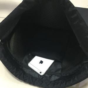 Polyester Digital Printing Waterproof String Backpack With Pocket Outside