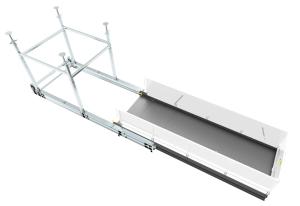 China Retractable Tower Crane Loading Deck 2.2m Width With Two Or Four Props Method on sale