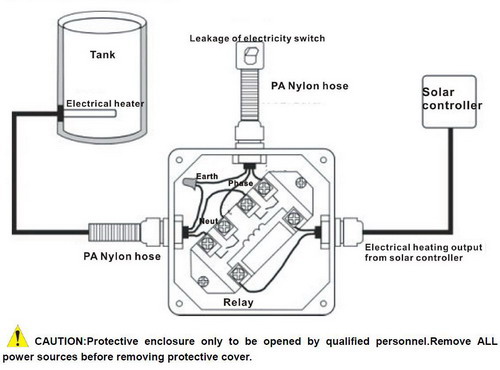 SR802 Solar Water Heater Accessories For Solar System Which Ask High Power Heating