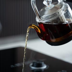 Silk Screen Printing Logo Wine Cellar Fridge Table for Kettle Tea Pot Table in