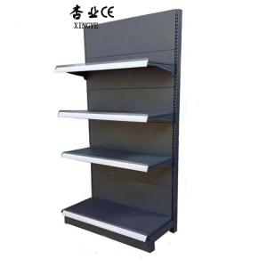 Factory customized color size single side supermarket shelf display racks