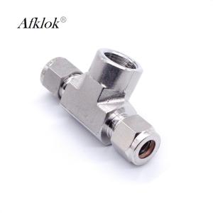 Cheap AFK-1/4&quot; 3/8&quot; 1/2&quot; 3/4&quot; Stainless Steel Tube Fittings Union Tee With CE Approval for sale