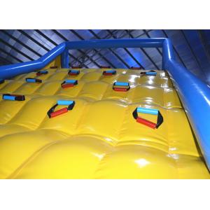 Challenge Inflatable Summit Express Climbing Walls With Slide / Water Park