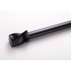 China 6063 Aluminum Alloy Diameter 22mm Heavy Duty Curtain Rods black color on sale