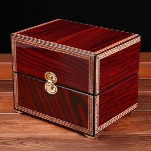 Customizable Cigar Storage Box Cedar Cigar Humidor Box With Classic Lacquer
