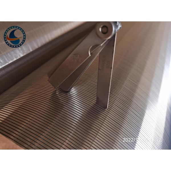 Quality 12inch Continuous Slot Johnson Vee Wire Screen SS304 0.5mm Slot Opening wholesale