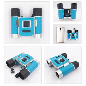 Compact Bird Watching Kids Toy Binoculars Center Focusing Blue Color