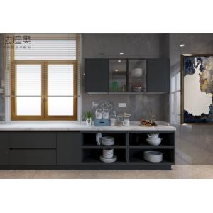 Sleek Durable Hygienic Modern Kitchen Cabinet With Customizable Design