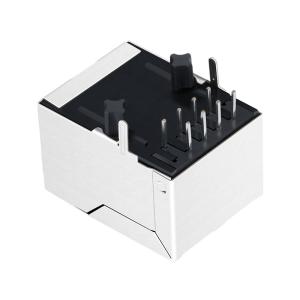 S11-ZZ-0292 1x1 Port Integrated RJ45 Connector With 10/100 Base-T Magnetics