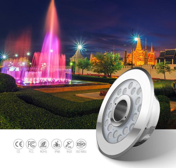 SMD3535 24W SS316L 800LM underwater fountain led lights