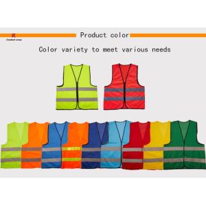 Customized Yellow Reflective Vest Hi Vis 100% Polyester High Visibility Vest