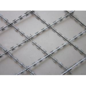 BTO-22 Welded Razor Wire Mesh , Flat Wrap Razor Barbed Tape Non Climbing