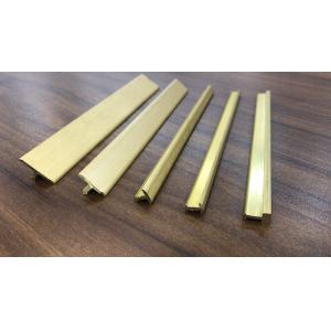 T Shape Brass Transition Strip Metal Threshold Flooring Trim Tile Transition