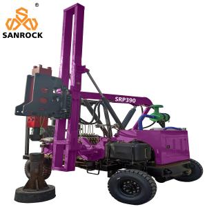 Mini Pile Driving Machine Guardrail Pile Drilling Equipment Vibration Hammer