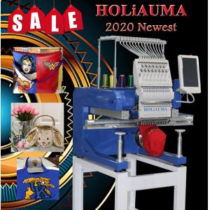 Hot selling single head cap t-shirt flat computerized embroidery machine better than forever used single head embroidery
