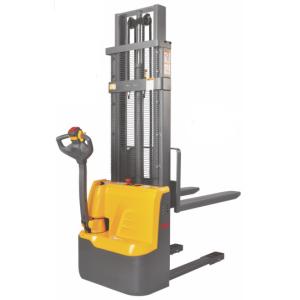 Warehouse Electric Pallet Jack Stacker , 1 Ton Pallet Stacker Forklift 3M Lift