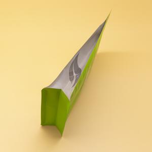 Anti-Odor Eight Sided Sealing Flat Bottom Bags For Tea Packaging With Specialize